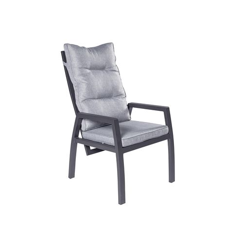 LC Garden »Bondino« Dining Positionsstuhl Verstellsessel anthrazit- eckig