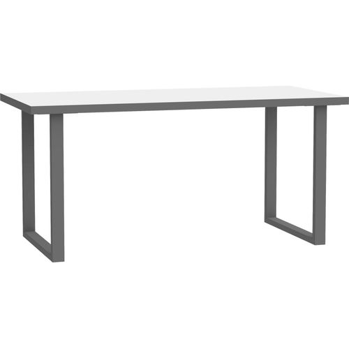 Schreibtisch 160cm KEFLAVIK von Forte Weiß