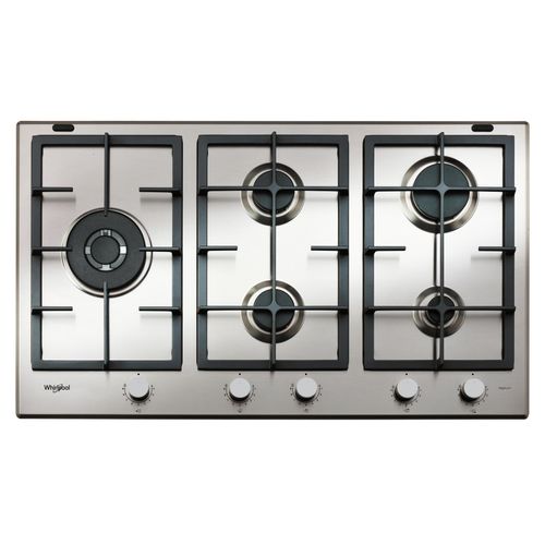 Whirlpool GMAL 9522/IXL Einbaukochfeld 86 cm Gas 5 Brenner Stahl