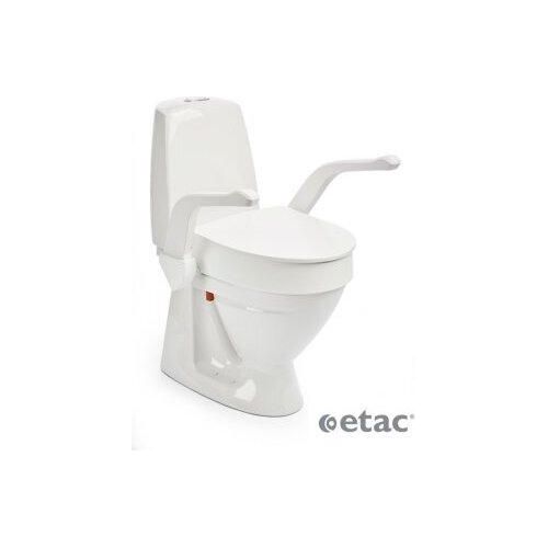 Toilettensitzerhöhung My-Loo fest mit Deckel und Armlehnen>>>>6 cm