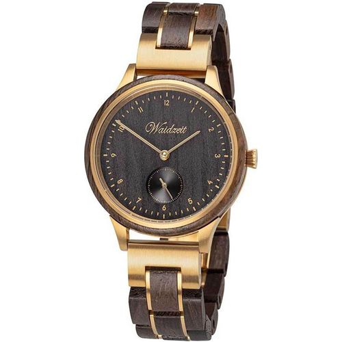 Waidzeit EG03W Mystic Gold Uhr Damenuhr Holz braun