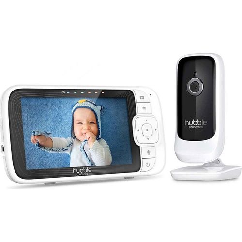 Hubble Nursery Pal Link Premium Weiß Video Babyphone - 2-Wege-Kommunikation