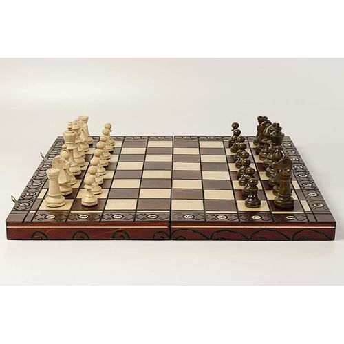 Großen Konsul 48cm große brandneue handgefertigt aus Holz Schachspiel. Gewichtete professionelle Staunton Nr. 5 Stück