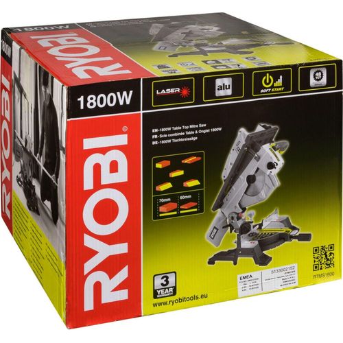 Ryobi RTMS1800-G Kapp-,Gehrungs-u. Tischkreissäge