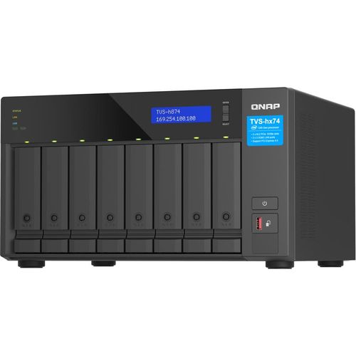 QNAP TVS-h874 NAS Tower Ethernet/LAN Schwarz