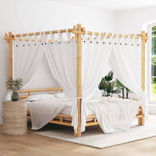 The Living Store Himmelbett 180x200 cm Bambus