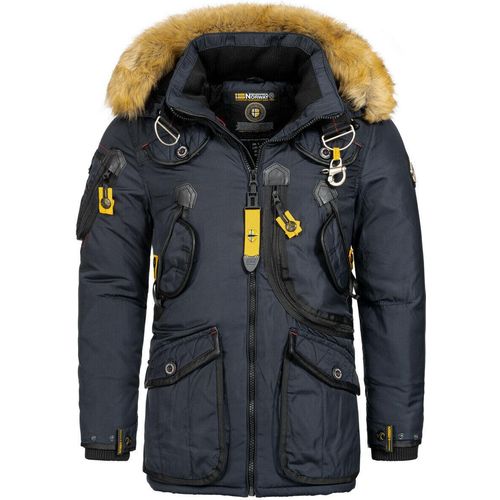 Geographical Norway Herren Winter Jacke Parka Outdoor Mantel Anorak Winter Parka warme Jacke Steppjacke AGAR FvS Production H-H