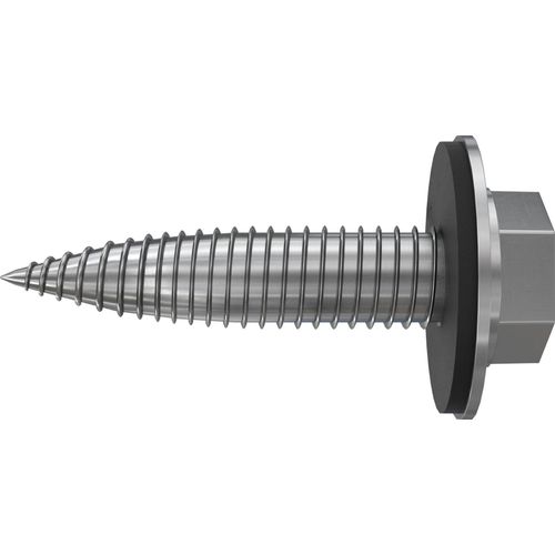fischer Bohrschraube 6,0 x 25 mm EPDM A2 nicht rostender Stahl A2 100 Stk