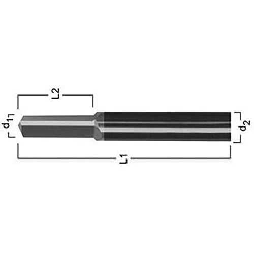 FORMAT Gewindebohrer-Ausbohrer VHM Z3 M 6, Gewinde:M20, Gewindeart:M