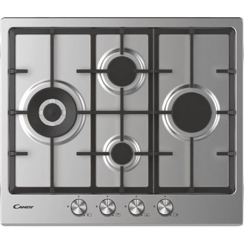 Candy ESSENZA CHG6DWEX Edelstahl Integriert 59.5 cm Gaskochfeld 4 Zone(n)