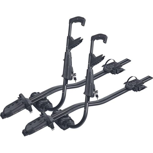 2x Dachfahrradträger Fahrradträger universeller Fahrradhalter - VDP Fast Bike - belastbar bis 20kg - Aluminium - abschließbar - Fahrrad Dachträger Fahrradschiene Fahrradträger Dach -