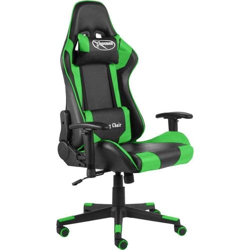 Gaming-Stuhl Drehbar Grün PVC