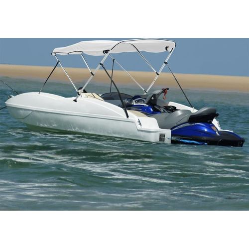 Möbel 4-Bow Bimini-Top mit Seitenteilen 243x(185-198)x137 cm - Planen & Abdeckfolien 94827