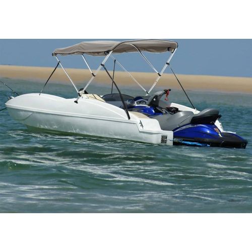 Möbel 4-Bow Bimini-Top mit Seitenteilen 243x(230-244)x137 cm - Planen & Abdeckfolien 94837