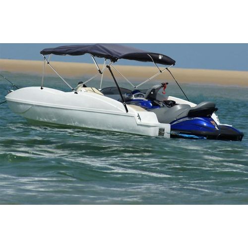 Möbel 3-Bow Bimini-Top mit Mesh-Seitenteilen 183x(137-152)x137 cm - Planen & Abdeckfolien 94842