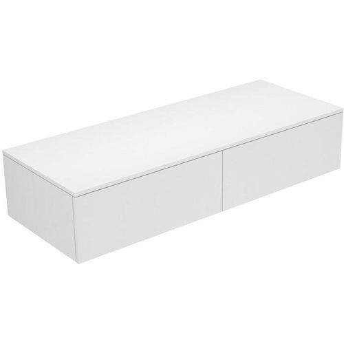Keuco Sideboard EDITION 400 2 Frontauszüge 1400 x 289 x 535 mm trüffel/trüffel