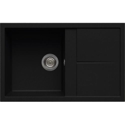 Granitspüle mit Abtropffläche Elleci UNICO 300 K86
