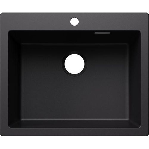 BLANCO PLEON 6 für Farbige Komponenten Einbauspüle SILGRANIT schwarz ab 60 cm ohne Ablauffernbedienung