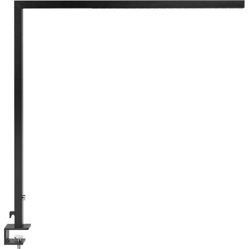 BELIANI LED-Schreibtischlampe Silber Metall mit Regler Dimmbar Klemmbar Modern Büro Ausstattung Klemmleuchte Arbeitsleuchte Architektenlampe