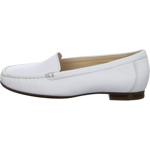 Sioux Slipper & Mokassin ZALLA, Glattleder, Weiß, Damen