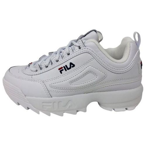 Fila Disruptor II Weiß Marine Rot Frauen