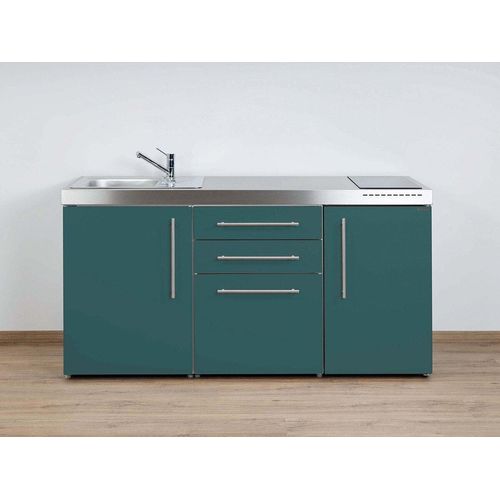 Stengel Miniküche MP 170 Türkis mit Kühlschrank & Induktionskochfeld