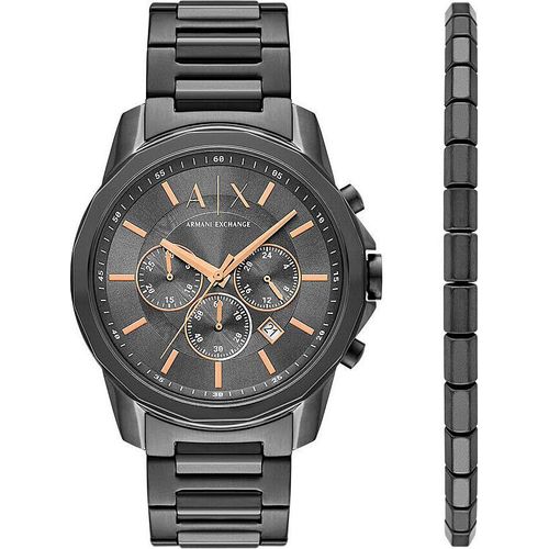 Multifunktions Armani Exchange Metallgrau Kollektion - mann
