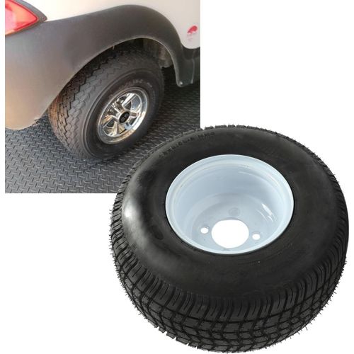 18x8.50‑8 Golfwagen Reifen Gummi Besserer Handhabungsreifen und Radbaugruppe Ersatz für E -Z -Go -Karren