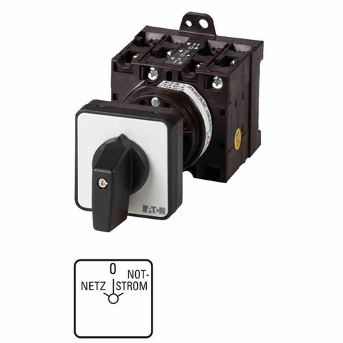 Eaton T3-4-8902/Z Elektroschalter Kippschalter 4P Schwarz