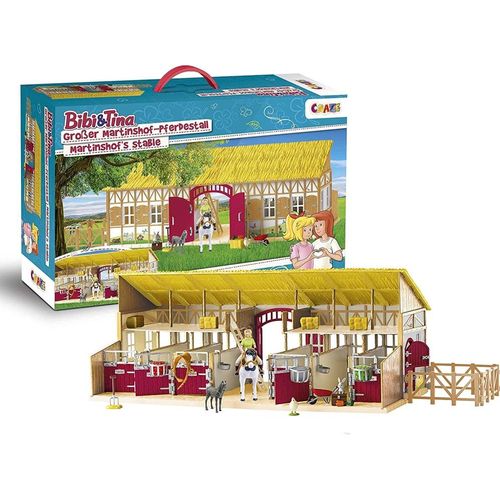 CRAZE Bibi & Tina Martinshof Spielset - Pferdestall - mehrfarbig