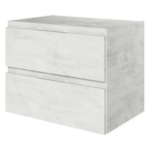 Unterschrank pelipal Xpressline 4035 2 Auszüge Breite 60 cm Grau mit Grifffuge