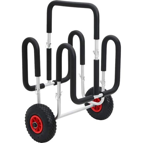 vidaXL SUP Trolley für 2 Surfbretter 90 kg Aluminium
