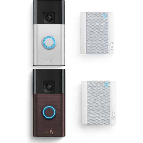 Ring 10406514, Schwarz, Silber, Kabellos, 2,4 GHz, 802.11b, 802.11g, Wi-Fi 4 (802.11n), 1440 x 1440 Pixel, 150°