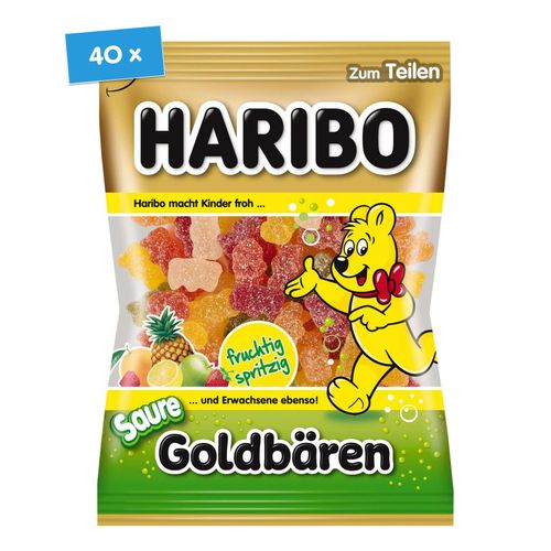 Haribo Goldbären Sauer 175 g , 40er Pack