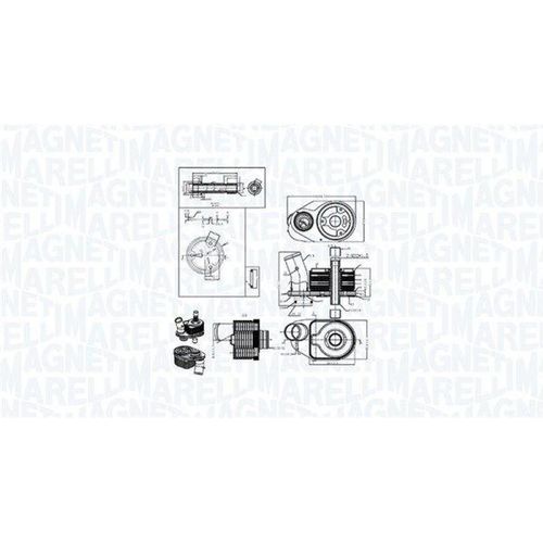 MAGNETI MARELLI Ölkühler, Motoröl 350300006600