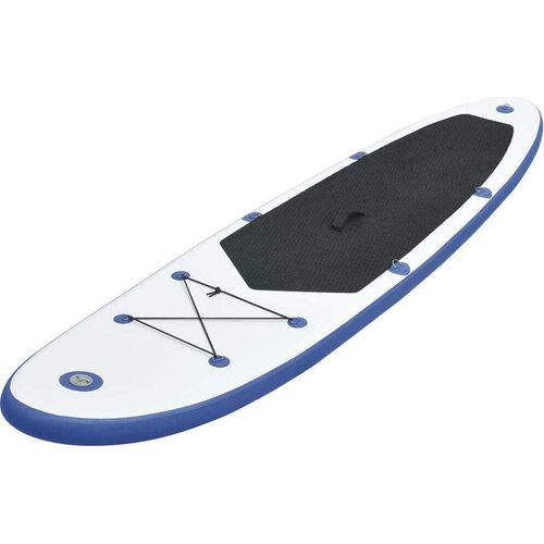 vidaXL SUP-Board Aufblasbar Blau und Weiß