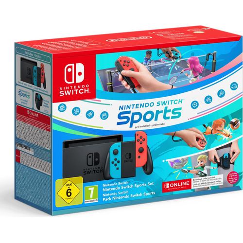 Nintendo Switch-Konsole (neon-blau/neon-rot) - Nintendo Switch Sports-Set