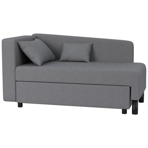 Carryhome Récamiere , Grau , Textil , Füllung: Schaumstoff , 145x75x75 cm , Liegefunktion, Schlafen auf Sitzhöhe, Armlehnen seitenverkehrt montierbar