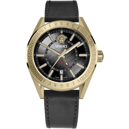 Versace V-Code GMT VEAFA0224 Herrenuhr V-Code GMT