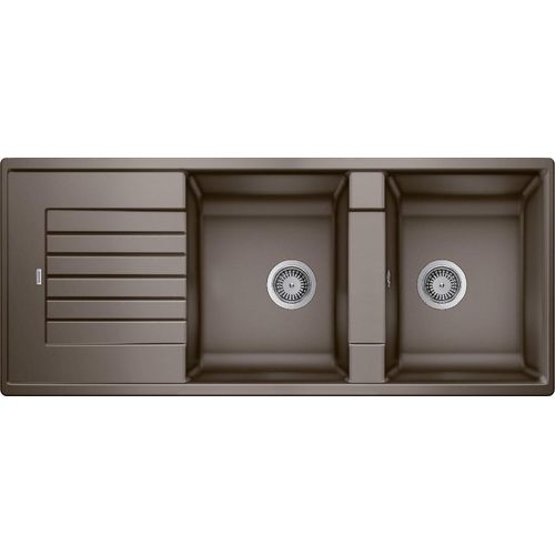 Blanco Zia 8 - Silgranitspüle, 1160x500 mm, Kaffee 515602