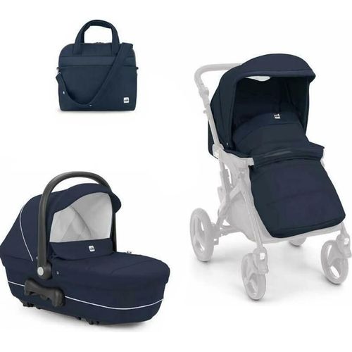 Cam LUXUS Kombi ART990/711,Stoffkit KINDER SPORT WAGEN 3in1 BABYSCHALE Orso BLUE