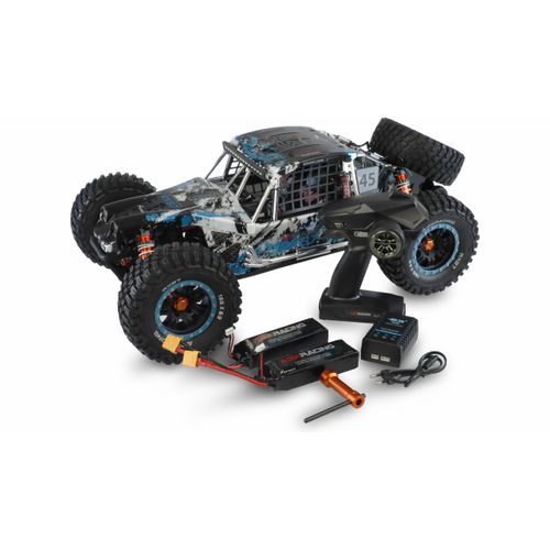 Amewi AMXRacing RXB7 Blau Brushless 1:7 RC Modellauto Elektro Buggy Allradantrieb (4WD) RtR 2,4 GHz Inkl