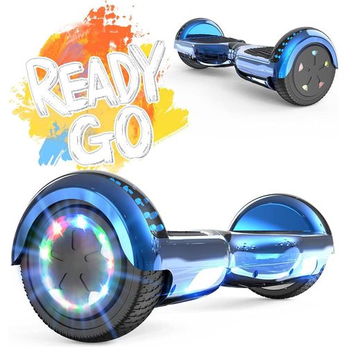 Hoverboards,Hoverboards Kinder,Self Balance Scooter 6,5 Zoll, Hoverboards mit schönen LED-Lichtern,Elektroroller mit Bluetooth-Lautsprecher, Geschenk für Kinder