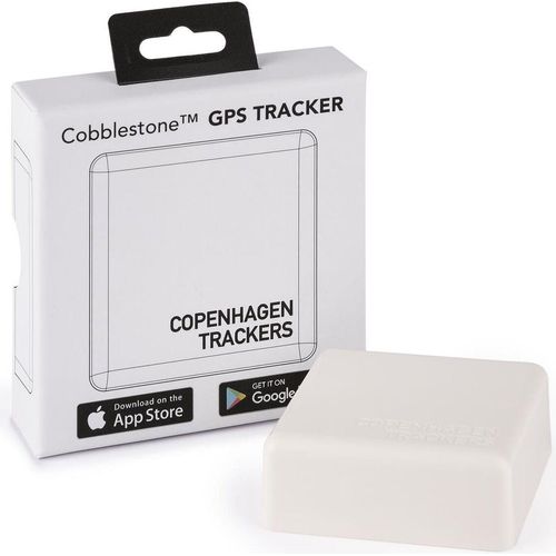 COPENHAGEN TRACKERS Cobblestone GPS Tracker weiß (Speditionsversand)
