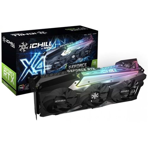 Inno3D iChill GEFORCE RTX 3090 X3, GeForce RTX 3090, 24 GB, GDDR6X, 384 Bit, 7680 x 4320 Pixel, PCI Express x16 4.0