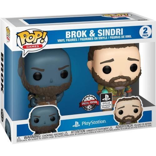 Playstation God of War - Brok & Sindri Special Edition 2 Pack - Funko Pop! - Vinyl Figur