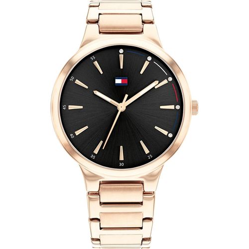 Tommy Hilfiger Bella Damen Analog Uhr - Schwarz | 1782400