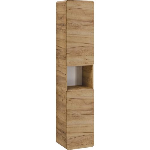 Badezimmer Hängeschrank 170x35x32 cm FERMO Gold Eiche
