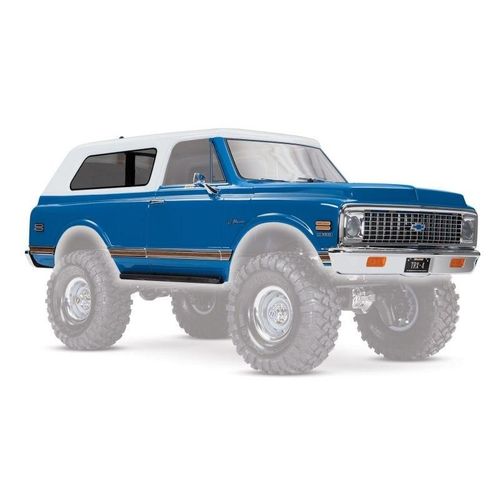 TRAXXAS Karo Chevrolet Blazer 1972 blau (komplett mit Anbauteile) TRX9111X