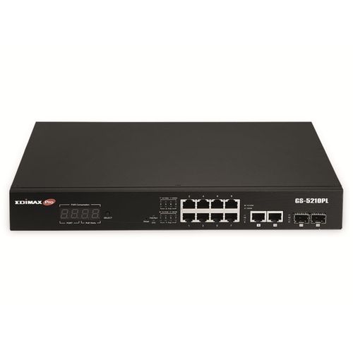 EDIMAX Switch 12x GE GS-5210PL